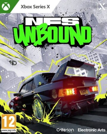 NFS Unbound žaidimo viršelis Xbox Series X