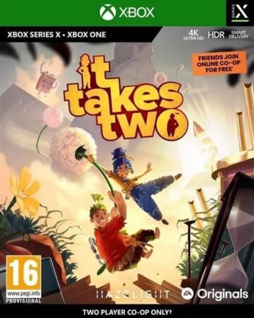 Žaidimas 'It Takes Two' Xbox platformai.