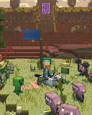 minecraft: legends deluxe edition (ps4)