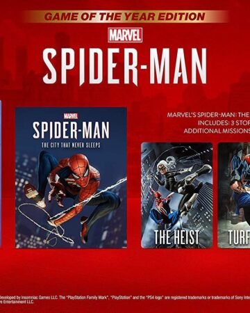 marvel's spider man: game of the year edition (ps4) aprašymas