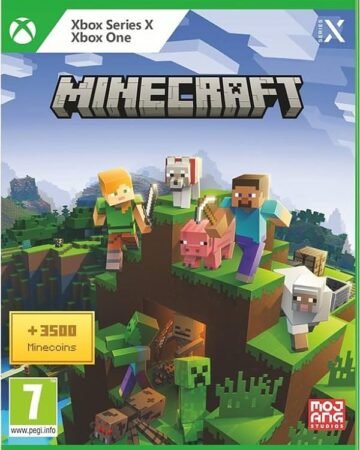 minecraft + 3500 minecoins (xbox one/xbox series x)