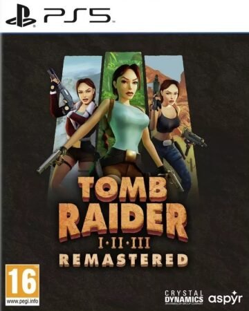 tomb raider i iii remastered starring lara croft (ps5)