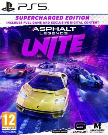 asphalt legends unite : supercharged edition (ps5)